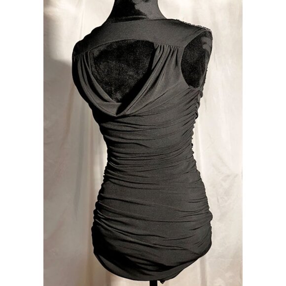 Studio Y Tight Mini Club Dress, Scooped Neckline, XS - Picture 4 of 10